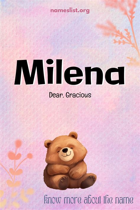 milena pronunciation|milena name meaning.